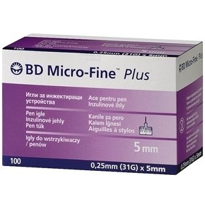 Иглы МикроФайн 5 мм (BD Micro-Fine)