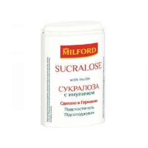 Заменитель сахара MILFORD Сукралоза с инулином 370 таб.