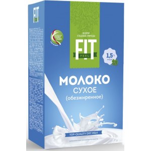 Молоко сухое обезжиренное 1.5%, FitFeel, 300 г