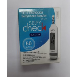 Тест-полоски для глюкометра SelfyCheck Regular