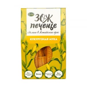 ЗОЖ Печенье Кукурузная мука GreenЗлак . 100гр