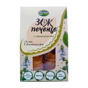 ЗОЖ Печенье с семенами чиа GreenЗлак . 150 гр